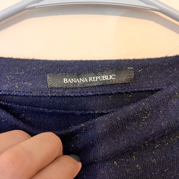 Banana Republic Sparkly Blouse, Size Large - Picture 2 of 5